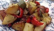 Eric's Roasted Red Potatoes with Bell Pepper and Onion