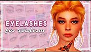 The BEST Sims 4 CC Eyelashes | Over 50 3D Eyelashes | Sims 4 CC Links