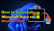 How to disable Microsoft store in windows 11