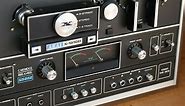 AKAI X-1810D stereo reel to reel tape recorder and 8-track - auto reverse