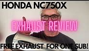 Honda NC750X Exhaust Review - Delkevic 340mm ***Win This Exhaust!***