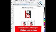 NS letter logo design coreldraw x7 tutorial
