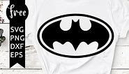 Batman svg free, logo svg, comics svg, digital download, silhouette cameo, shirt design, dc svg, free vector files, superhero, dxf, eps 0434