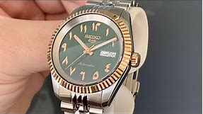 Seiko SRPH49 Datejust Mod! [Two Tone Rose Gold, Fluted Bezel, Arabic Dial]