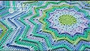 How to Crochet the RIDGED Round Ripple Blanket