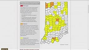 Indiana Counties Issue Advisory