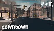 Downtown Speed Build [ ROBLOX BLOXBURG ] + tour