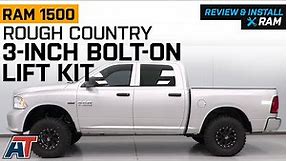 2012-2018 RAM 1500 Rough Country 3-Inch Bolt-On Suspension with Lifted N3 Struts Review & Install
