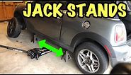 How to Easily Lift a Mini Cooper R56 on Jack Stands
