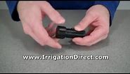 Drip Irrigation - How to install a half inch compression end cap for 700 tubing EC700