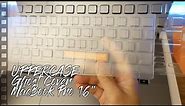 UPPERCASE GhostCover Review - Thinnest keyboard cover to protect your 16 inch MacBook Pro
