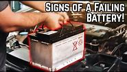 The 5 Symptoms of a Failing Battery!