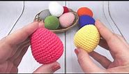 How To Crochet Eggs For Easter | Step By Step | 4K
