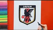 How to draw Japan National Football Team Logo