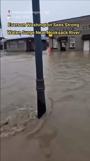 Everson Washington Streets Affected by Sudden Water Rise | Dec 2025