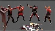 Tf2 Red Team Dancing California Gurls Over A Genshin Dead Body I Found This Vid From Discord #memes