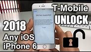 How To Unlock iPhone 6 From T-Mobile to Any Carrier