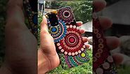 Dot mandala design on Phone cover || Phone Cover Design || Dot art || Mandala design || Afsana Ummi