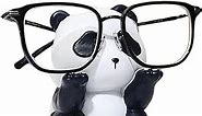 JARPSIRY Cute Panda Glasses Display Stand for Nightstand, Funny Decorative Eyeglass Sunglass Holder, Home Office Desk Decoration Gift