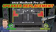 Speaker Replacement: mid-2015 MacBook Pro 15" A1398 [Revised]