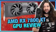 AMD Radeon RX 7800 XT GPU Review & Benchmarks vs. RX 6800 XT, RTX 4070, & More
