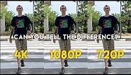 4K vs 1080P vs 720P - Can you tell the difference? (Contest Closed)
