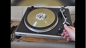 JVC QL-A2 Quartz Locked Direct Drive Turntable Record Player Demonstration and Overview Video