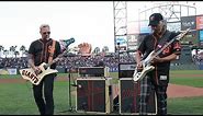 Kirk & James Perform the National Anthem (2017 Metallica Night w/ the SF Giants)