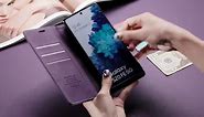 for Samsung Galaxy S24 Ultra Wallet Case with RFID Blocking Credit Card Holder, PU Leather Folio Flip Kickstand Protective Shockproof Cover Women Men for Samsung S24Ultra Phone case(Purple)