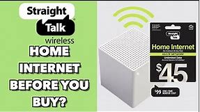 Straight talk Home internet everything you need to before you buy