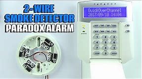 2 Wire Smoke Detector Wiring Paradox EVO Alarm Panel