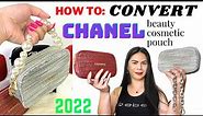 CONVERT A CHANEL 2022 HOLIDAY TWEED MAKE UP BAG INTO A CROSSBODY BAG * STEP BY STEP TUTORIAL VIDEO *