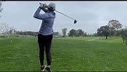 WINDY AND WET Golf at Costa Mesa Country Club - Los Lagos