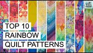 Top 10 Rainbow Quilt Patterns