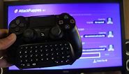 Wireless Keyboard for PS4 UNBOXING + SETUP