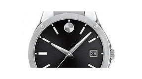 Movado SE Black Sunray Dial Stainless Steel Watch, 41mm - 0607541