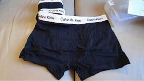 Calvin Klein Boxers Underwear Men's Pack of 3 Trunk Shorts Genuine Unboxing Authentic