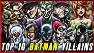 Top 10 Greatest Batman Villains