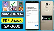 SAMSUNG J6 FRP Bypass Android 10 2021 | SAMSUNG J6 (SM-J600) Google Account Bypass With PC - New ✅