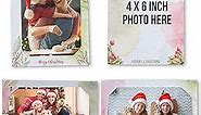30 Pack Photo Christmas Cards With Envelopes - Photo Holiday Cards Cards Fits 4 x 6 Inches Image - Holiday Christmas Cards With Photo Insert In 5 Designs - Photo Insert Christmas Cards…