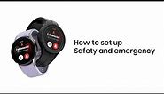 Galaxy Watch5 | Watch5 Pro: How to set up Safety and emergency | Samsung