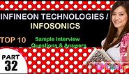 infineon technologies | infosonics top most interview questions and answers for freshers