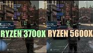 Ryzen 7 3700x vs Ryzen 5 5600x in 2021