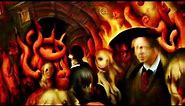 Renaissance HELL Background Loop 👿 No Copyright Background | AI Video Generated Loop (HD)