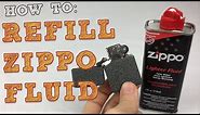 How To Refill A Zippo Lighter