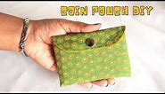 How to make Coin Pouch, Easy Sewing DIY making tutorial