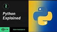 What is Python? | Python Explained in 2 Minutes For BEGINNERS.