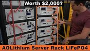 New! 48V 5.12kWh AOlithium Server Rack LiFePO4 Battery