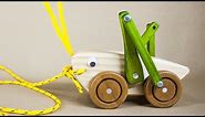 [ Promo Video ] Grasshopper Handmade Wood Pull Toy