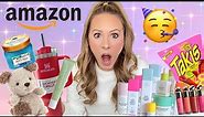 I ORDERED EVERYTHING IN MY AMAZON CART FOR MY BIRTHDAY 🥳📦🎉
